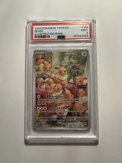 PSA 9 MINT Well-Centered 188/167 Sv06: Twilight Masquerade Holo Pokemon Card - Image 1