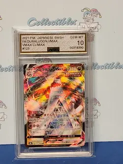 Pokemon 2021 Japanese Fa/ Duraludon Vmax Climax #123 Holo AGS Gem Mint 10 Card - Image 2