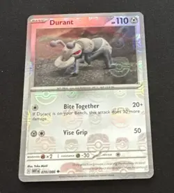 DURANT (MASTER BALL PATTERN) 070/086 UNCOMMON WHITE FLARE POKEMON NM/M - Image 1