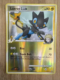 Pokemon TCG Luxray GL 9/111 Rising Rivals Reverse Holo – MP - Image 1