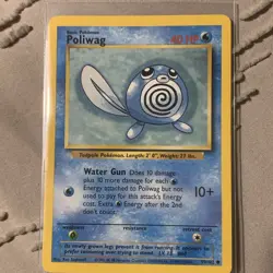 Pokemon Poliwag 59/102 Base Set LP - Image 1