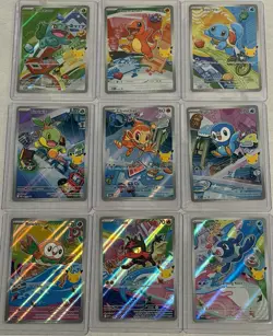 Pokemon TCG First Partner Illustration Collection 2026 Promos Full Set - Image 1