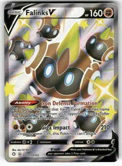 Falinks V SV115/SV122 Holo V Rare Shining Fates Shiny Vault Pokemon Near Mint - Image 1