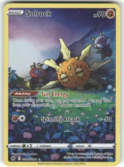 Solrock GG15/GG70 Holo Crown Zenith Galarian Gallery Pokemon NM - Image 1
