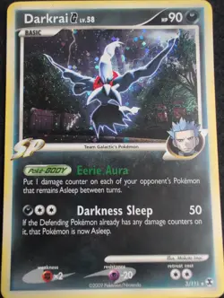 Darkrai 3/111 Rising Rivals 2009 Holo Rare Pokemon Card TCG - Image 1