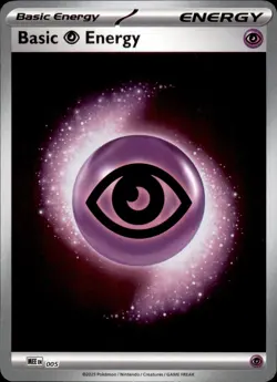 Basic Psychic Energy - 005 5 Reverse Holo Pokemon Mega Evolution Energies NM - Image 1