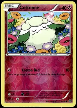 Cottonee 55/98 Common Ancient Origins Pokemon Reverse Holo NM - Image 1