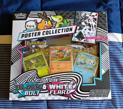 Pokemon TCG: Black Bolt & White Flare Unova Poster Collection New - Image 1
