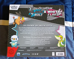 Pokemon TCG: Black Bolt & White Flare Unova Poster Collection New - Image 2