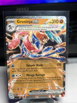 1x Greninja ex 106/167 Twilight Masquerade Double Rare NM/MINT Pokemon NM/M - Image 1