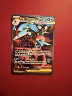 Mega Greninja ex - Ultra Rare ME04: Chaos Rising 100/086 Pokemon TCG - Image 1