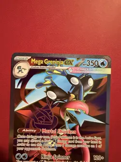 Mega Greninja ex - Ultra Rare ME04: Chaos Rising 100/086 Pokemon TCG - Image 2
