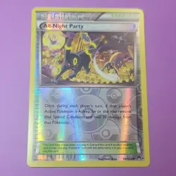 Pokemon All-Night Party 96/122 XY Uncommon Reverse Holo Stadium English 2016 - Image 3