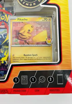 Pokemon TCG: Pokemon Day 2026 Collection 3 Packs Pikachu Promo & Coin - Image 2