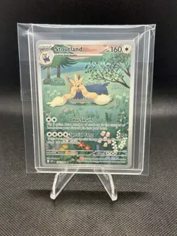 Pokemon Stoutland 156/086 Illustration Rare Sv: White Flare Full Art NM/M - Image 1