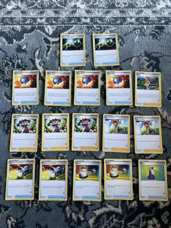 Pokemon Battle Academy 2022 Lot of 17 Cinderace Stamped Trainer Cards PokemonTCG - Image 1