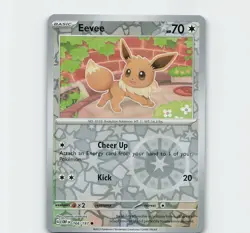 Eevee - 166/197 - Reverse Holo - Obsidian Flames - Pokemon TCG - Image 1