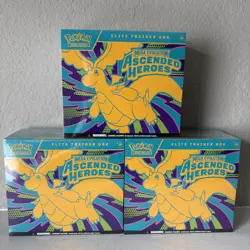 Pokemon Ascended Heroes Elite Trainer Box ETB Brand New Factory Sealed Lot Of 3 - Image 1
