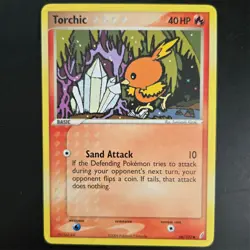 Pokemon Torchic Crystal Guardians CG 66/100 Common Fire Basic Chick Sand Attack - Image 1