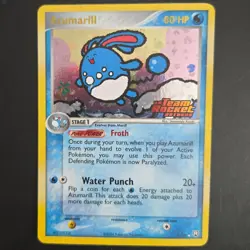Pokemon Azumarill Team Rocket Returns RR 1/109 Rare Holo Stamped Water Stage 1 - Image 1