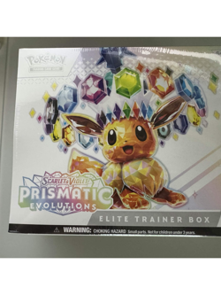 Pokemon Prismatic Evolutions Elite Trainer Box ETB Sealed - Image 1