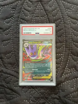 Pokemon TCG Mega Gengar EX Me02 Phantasmal Flames 056/094 Holo PSA 10 - Image 1