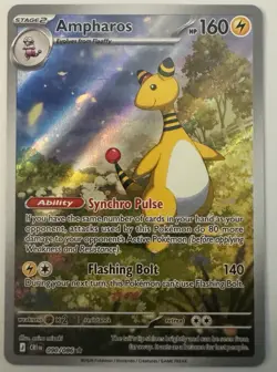 Ampharos 90/86 Illustration Rare Chaos Rising Pokemon TCG - NM Fresh Pull - Image 1