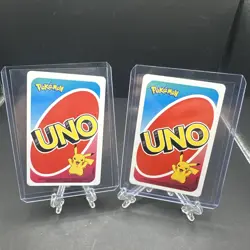 Snorlax & Charizard RARE Exclusive- Sword & Shield Pokemon Uno Wild card Black - Image 2