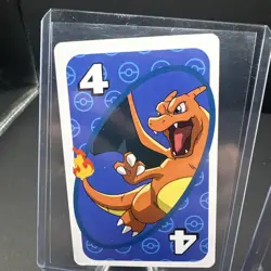 Snorlax & Charizard RARE Exclusive- Sword & Shield Pokemon Uno Wild card Black - Image 3