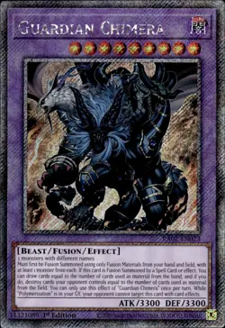 Guardian Chimera - Platinum Secret Rare 1st Edition RA02-EN023 - NM - YuGiOh - Image 1