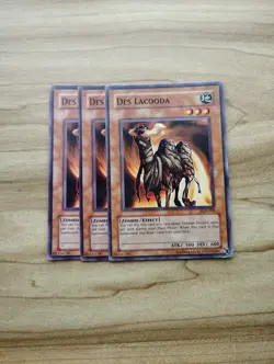 Yu-Gi-Oh! - Des Lacooda 3X - Complete Playset Of Cards - Image 1
