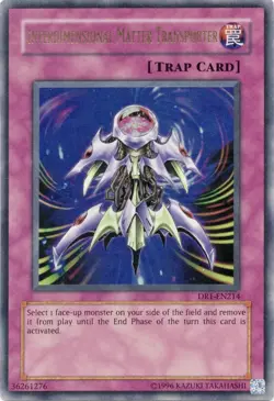 Yugioh Interdimensional Matter Transporter DR1-EN214 Ultra Rare LP - Image 1