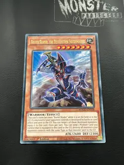 YUGIOH BUSTER BLADER, THE DESTRUCTION SWORDMASTER RARE MAGO-EN100 1ST EDITION - Image 1
