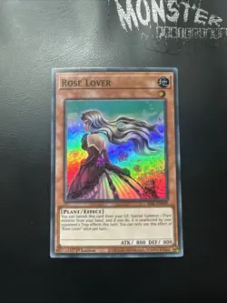 YUGIOH ROSE LOVER SUPER RARE SESL-EN039 1ST EDITION - Image 1