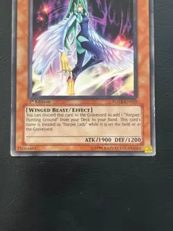 YUGIOH HARPIE QUEEN RARE FOTB-EN020 MIXED EDITIONS PLAYED - Image 4
