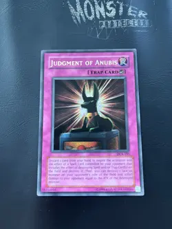 YUGIOH JUDGMENT OF ANUBIS SECRET RARE DCR-105 - Image 1