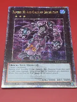 Number 30: Acid Golem of Destruction (Quarter Century Secret Rare) RA04-EN165... - Image 3