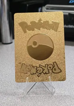 Pokemon Mewtwo EX 170hp Gold Foil Fan Art Collector Card TCG - Image 2