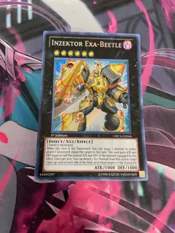 YUGIOH - INZEKTOR EXA BEETLE - SECRET RARE - ORCS - 1ST ED - LP - Image 1