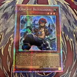 Yu-Gi-Oh! Crackle Blitzclique Starlight Rare CORI-EN012 1st Edition IN HAND - Image 1