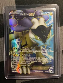Pokemon TCG Raikou EX 105/108 Dark Explorers Full Art Holo Ultra Rare 2012 - Image 1