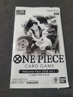 1x One Piece Card Game Welcome Pack 2026 Vol. 1 Sealed - Image 1