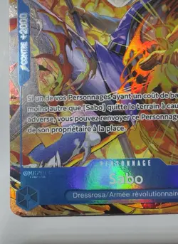 One Piece TCG Sabo OP10-049 TR French Treasure Rare NM - Image 3