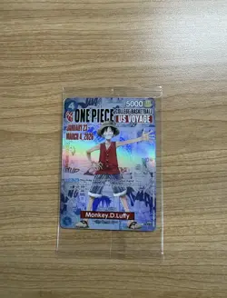 Monkey D. Luffy P-055 One Piece College Basketball US Voyage Promo Card Sealed - Image 1