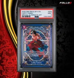 CARTA ONE PIECE LUFFY-TAROU ST18-005 MOSAIC PSA 9 ENG - Image 1