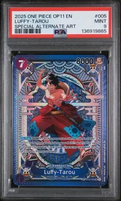 CARTA ONE PIECE LUFFY-TAROU ST18-005 MOSAIC PSA 9 ENG - Image 2