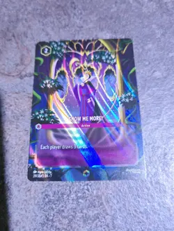 Disney Lorcana Show Me More! (Enchanted) 211/204 Archazia's Island Holo Card - Image 1