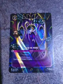 Disney Lorcana Show Me More! (Enchanted) 211/204 Archazia's Island Holo Card - Image 3