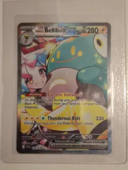 Pokemon TCG Iono's Bellibolt ex | 183/159 | Journey Together - Image 1