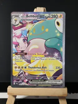 Pokemon TCG Iono's Bellibolt EX Full Art Journey Together 183/159 - Image 1